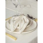 Casa si Gradina - Textile si covoare - Textile bucatarie - Fete de masa - Set fata de masa, L'essentiel Maison, ecru, 175x240 cm, 90% poliester, 10% bumbac, 8 piese - Infinity.ro