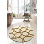 Casa si Gradina - Textile si covoare - Covoare - Covorase baie - Covoras de baie, L'essentiel Maison, multicolor, diametru 90 cm, 100% acrilic, antiderapant, 359CHL1697 - Infinity.ro