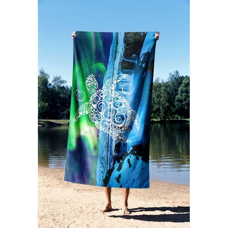 Casa si Gradina - Textile si covoare - Textile baie - Prosoape - Prosop de plaja, L'essentiel Maison, multicolor, 70x130 cm, 70% poliester, 30% poliamida, microfilament, 450AST1104 - Infinity.ro