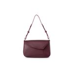 Fashion, accesorii si bijuterii - Femei - Accesorii femei - Genti si rucsacuri femei - Geanta de umar, Lucky Bees, piele polivinilica, rosu bordo, 28x10x17 cm - Infinity.ro