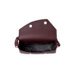 Fashion, accesorii si bijuterii - Femei - Accesorii femei - Genti si rucsacuri femei - Geanta de umar, Lucky Bees, piele polivinilica, rosu bordo, 28x10x17 cm - Infinity.ro