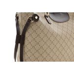 Fashion, accesorii si bijuterii - Femei - Accesorii femei - Genti si rucsacuri femei - Geanta tote, Lucky Bees, dama, crem si maro, 37x15x28 cm, piele polivinilica - Infinity.ro