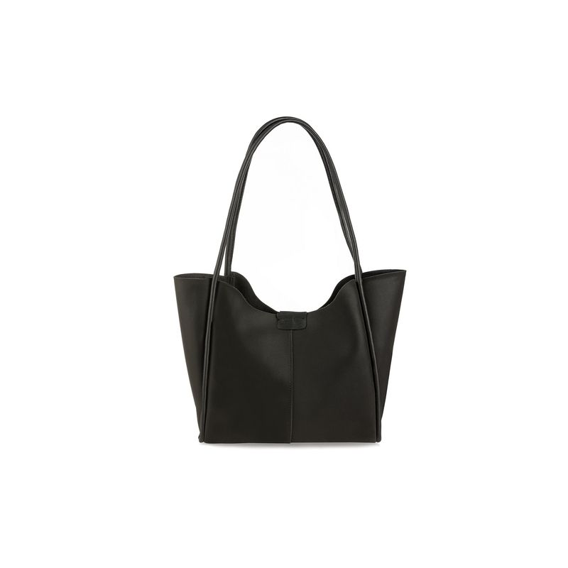 Fashion, accesorii si bijuterii - Femei - Accesorii femei - Genti si rucsacuri femei - Geanta tote, Lucky Bees, dama, negru, 30x9x29 cm, piele ecologica - Infinity.ro