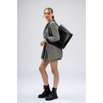 Fashion, accesorii si bijuterii - Femei - Accesorii femei - Genti si rucsacuri femei - Geanta tote, Lucky Bees, dama, negru, 30x9x29 cm, piele ecologica - Infinity.ro