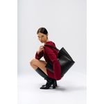 Fashion, accesorii si bijuterii - Femei - Accesorii femei - Genti si rucsacuri femei - Geanta tote, Lucky Bees, dama, negru, 30x9x29 cm, piele ecologica - Infinity.ro