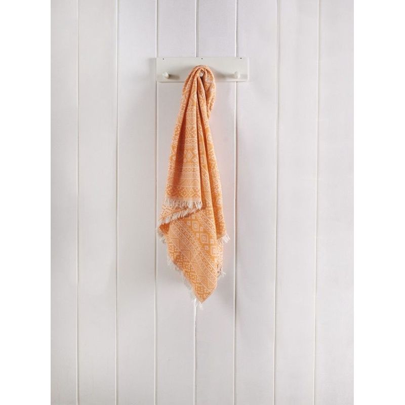 Casa si Gradina - Textile si covoare - Textile baie - Prosoape - Prosop de plaja, L'essentiel Maison, portocaliu, 90x170 cm, 100% bumbac - Infinity.ro