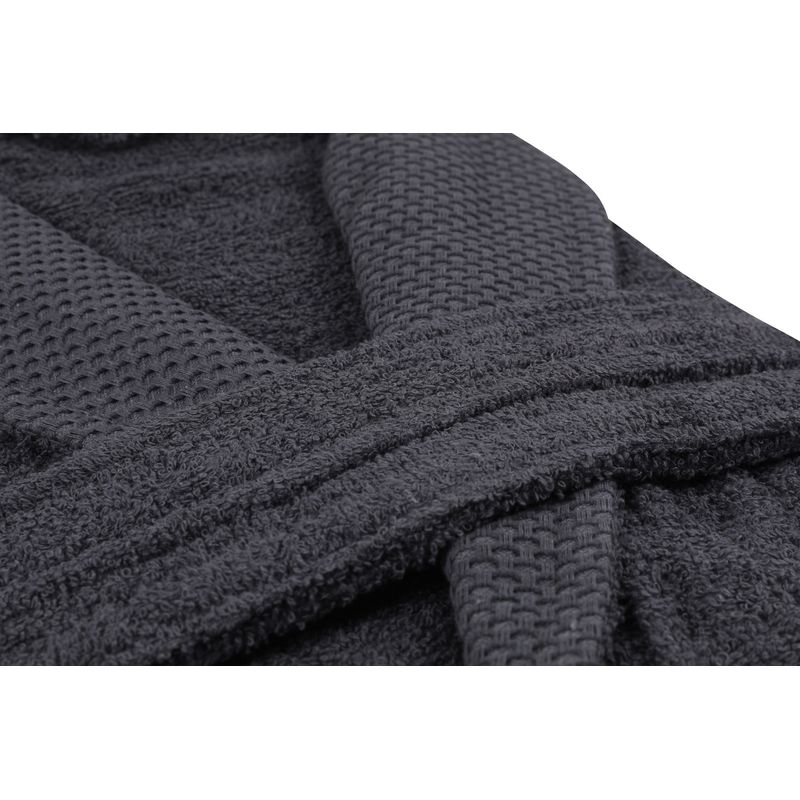 Casa si Gradina - Textile si covoare - Textile baie - Halate de baie - Halat de baie, L'essentiel Maison, antracit, xxl, 100% bumbac - Infinity.ro