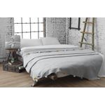 Casa si Gradina - Textile si covoare - Pături și cuverturi - Pături - Patura, L'essentiel Maison, gri, 150x200 cm, 60% bumbac, 30% acrilic, 10% poliester - Infinity.ro