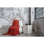 Casa si Gradina - Textile si covoare - Pături și cuverturi - Pături - Patura, L'essentiel Maison, rosu tigla, 150x200 cm, bumbac-acrilic-poliester - Infinity.ro