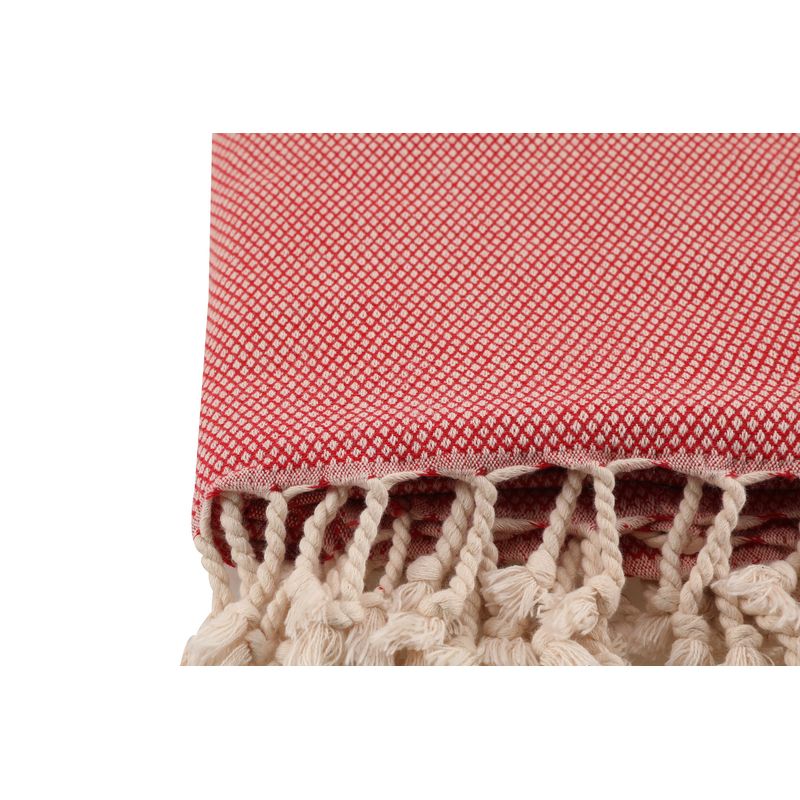 Casa si Gradina - Textile si covoare - Textile baie - Prosoape - Prosop de plaja, L'essentiel Maison, rosu, 95x190 cm, 100% bumbac - Infinity.ro