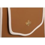Fashion, accesorii si bijuterii - Femei - Accesorii femei - Genti si rucsacuri femei - Geanta de umar, Lucky Bees, dama, camel crem, 22x11x22 cm, piele ecologica - Infinity.ro