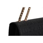 Fashion, accesorii si bijuterii - Femei - Accesorii femei - Genti si rucsacuri femei - Geanta crossbody, Lucky Bees, piele de polivinil, negru, 22x5x15 cm - Infinity.ro