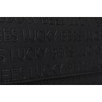 Fashion, accesorii si bijuterii - Femei - Accesorii femei - Genti si rucsacuri femei - Geanta crossbody, Lucky Bees, piele de polivinil, negru, 22x5x15 cm - Infinity.ro