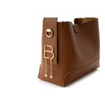 Fashion, accesorii si bijuterii - Femei - Accesorii femei - Genti si rucsacuri femei - Geanta de umar, Lucky Bees, piele sintetica, cafeniu, 25x11x20 cm - Infinity.ro