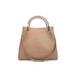 Fashion, accesorii si bijuterii - Femei - Accesorii femei - Genti si rucsacuri femei - Geanta de umar, Lucky Bees, piele polivinilica, camel, 36x12x33 cm - Infinity.ro