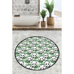 Casa si Gradina - Textile si covoare - Covoare - Covorase baie - Covoras de baie rotund, L'essentiel Maison, multicolor, 120 cm, 100% poliester, antiderapant, 359CHL4579 - Infinity.ro
