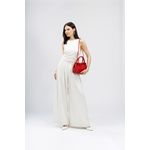 Fashion, accesorii si bijuterii - Femei - Accesorii femei - Genti si rucsacuri femei - Geanta de umar, Lucky Bees, piele de polivinil, rosu, 28x10x17 cm - Infinity.ro