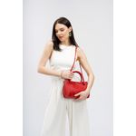 Fashion, accesorii si bijuterii - Femei - Accesorii femei - Genti si rucsacuri femei - Geanta de umar, Lucky Bees, piele de polivinil, rosu, 28x10x17 cm - Infinity.ro