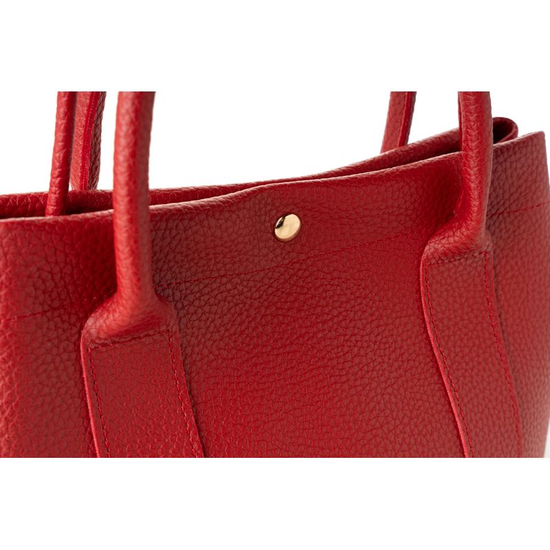 Fashion, accesorii si bijuterii - Femei - Accesorii femei - Genti si rucsacuri femei - Geanta de umar, Lucky Bees, piele de polivinil, rosu, 28x10x17 cm - Infinity.ro