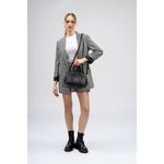 Fashion, accesorii si bijuterii - Femei - Accesorii femei - Genti si rucsacuri femei - Geanta de mana, Lucky Bees, dama, negru, 27x10x20 cm, piele ecologica - Infinity.ro