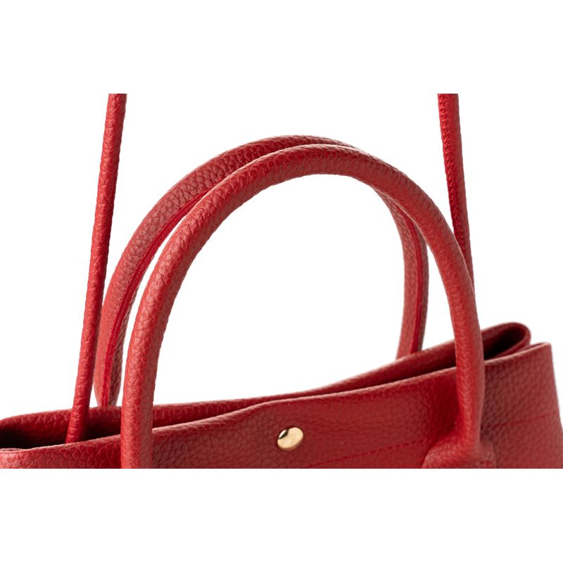 Fashion, accesorii si bijuterii - Femei - Accesorii femei - Genti si rucsacuri femei - Geanta de umar, Lucky Bees, piele de polivinil, rosu, 28x10x17 cm - Infinity.ro