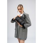 Fashion, accesorii si bijuterii - Femei - Accesorii femei - Genti si rucsacuri femei - Geanta de mana, Lucky Bees, dama, negru, 27x10x20 cm, piele ecologica - Infinity.ro