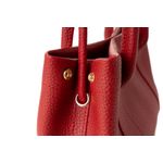 Fashion, accesorii si bijuterii - Femei - Accesorii femei - Genti si rucsacuri femei - Geanta de umar, Lucky Bees, piele de polivinil, rosu, 28x10x17 cm - Infinity.ro