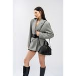 Fashion, accesorii si bijuterii - Femei - Accesorii femei - Genti si rucsacuri femei - Geanta de mana, Lucky Bees, dama, negru, 27x10x20 cm, piele ecologica - Infinity.ro