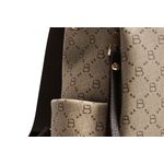 Fashion, accesorii si bijuterii - Femei - Accesorii femei - Genti si rucsacuri femei - Rucsac, Lucky Bees, dama, crem maro, 34x13x35 cm, piele sintetica - Infinity.ro