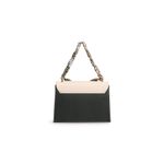 Fashion, accesorii si bijuterii - Femei - Accesorii femei - Genti si rucsacuri femei - Geanta crossbody, Lucky Bees, piele polivinilica, crem, verde inchis, 23x10x16 cm - Infinity.ro