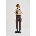 Fashion, accesorii si bijuterii - Femei - Accesorii femei - Genti si rucsacuri femei - Rucsac, Lucky Bees, dama, crem maro, 34x13x35 cm, piele sintetica - Infinity.ro