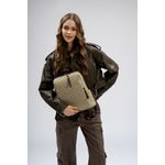 Fashion, accesorii si bijuterii - Femei - Accesorii femei - Genti si rucsacuri femei - Rucsac, Lucky Bees, dama, crem maro, 34x13x35 cm, piele sintetica - Infinity.ro