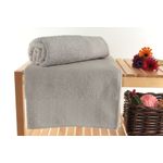 Casa si Gradina - Textile si covoare - Textile baie - Prosoape - Set prosoape baie, L'essentiel Maison, gri deschis si alb, 70x140 cm, 100% bumbac, 2 bucati - Infinity.ro