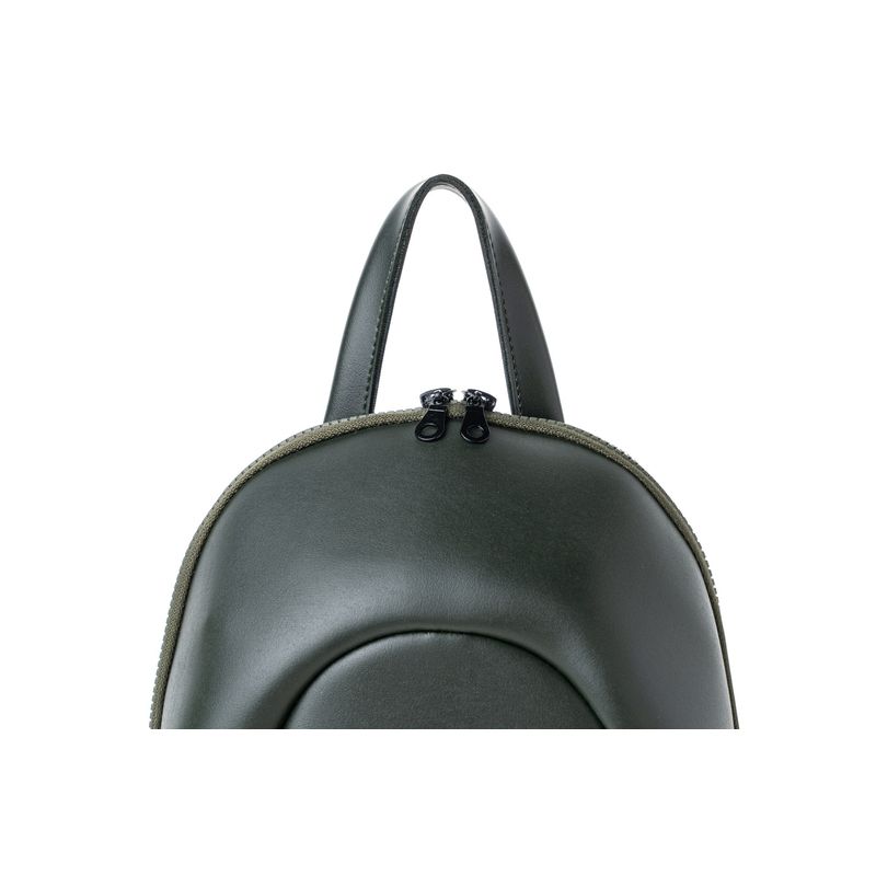 Fashion, accesorii si bijuterii - Femei - Accesorii femei - Genti si rucsacuri femei - Rucsac, Lucky Bees, piele polivinilica, verde inchis, 23x11x27 cm - Infinity.ro