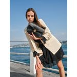 Fashion, accesorii si bijuterii - Femei - Accesorii femei - Genti si rucsacuri femei - Geanta de umar, Lucky Bees, piele polivinilica, negru, 26x10x20 cm - Infinity.ro