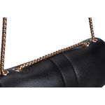 Fashion, accesorii si bijuterii - Femei - Accesorii femei - Genti si rucsacuri femei - Geanta de umar, Lucky Bees, piele polivinilica, negru, 26x10x20 cm - Infinity.ro