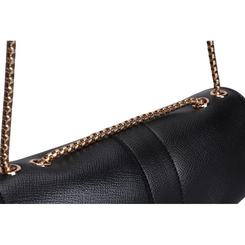 Fashion, accesorii si bijuterii - Femei - Accesorii femei - Genti si rucsacuri femei - Geanta de umar, Lucky Bees, piele polivinilica, negru, 26x10x20 cm - Infinity.ro