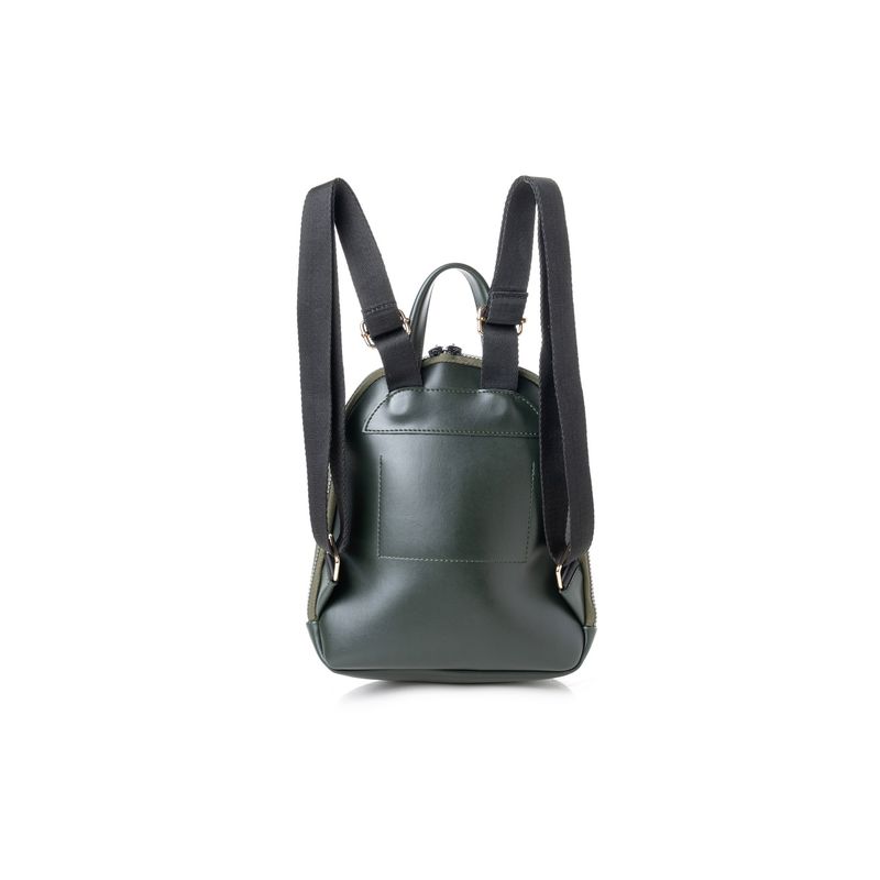 Fashion, accesorii si bijuterii - Femei - Accesorii femei - Genti si rucsacuri femei - Rucsac, Lucky Bees, piele polivinilica, verde inchis, 23x11x27 cm - Infinity.ro