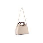 Fashion, accesorii si bijuterii - Femei - Accesorii femei - Genti si rucsacuri femei - Geanta de mana, Lucky Bees, dama, crem, 35x13x25 cm, piele polivinilica - Infinity.ro