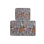 Casa si Gradina - Textile si covoare - Covoare - Covorase baie - Set covorase de baie, L'essentiel Maison, multicolor, 60x100 cm + 50x60 cm, 100% poliester, antiderapant, 510CHL1186 - Infinity.ro