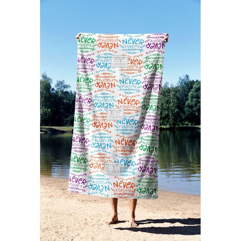 Casa si Gradina - Textile si covoare - Textile baie - Prosoape - Prosop de plaja, L'essentiel Maison, multicolor, 70x130 cm, microfibra, 450AST1130 - Infinity.ro