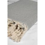Casa si Gradina - Textile si covoare - Huse pentru mobilier - Husa de canapea, L'essentiel Maison, gri, 170x300 cm, 100% bumbac - Infinity.ro