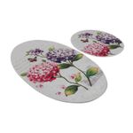 Casa si Gradina - Textile si covoare - Covoare - Covorase baie - Set covorase de baie, L'essentiel Maison, multicolor, 50x60 cm si 60x100 cm, 100% poliester, antiderapant, 359CHL2396 - Infinity.ro