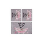 Casa si Gradina - Textile si covoare - Covoare - Covorase baie - Set covorase de baie, L'essentiel Maison, multicolor, 60x100 cm + 2x50x60 cm, 100% poliester, antiderapant, 359CHL3270 - Infinity.ro