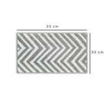 Casa si Gradina - Textile si covoare - Textile baie - Prosoape - Prosop de fata, L'essentiel Maison, alb, gri, 33x33 cm, 100% bumbac - Infinity.ro