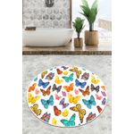 Casa si Gradina - Textile si covoare - Covoare - Covorase baie - Covoras de baie rotund, L'essentiel Maison, multicolor, diametru 160 cm, 100% poliester, antiderapant, antibacterian - Infinity.ro
