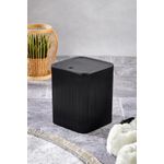 Casa si Gradina - Mobilier - Organizare si depozitare - Recipiente depozitare - Organizator baie, L'essentiel Maison, plastic, negru, 22,3x18x18 cm - Infinity.ro