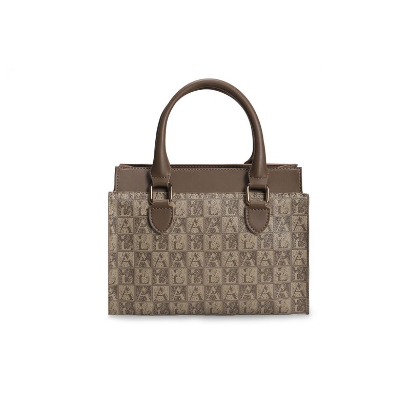 Fashion, accesorii si bijuterii - Femei - Accesorii femei - Genti si rucsacuri femei - Geanta de mana, Lucky Bees, dama, mink, 28x12x21 cm, 100% piele polivinilica - Infinity.ro