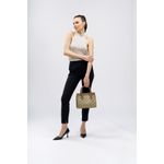 Fashion, accesorii si bijuterii - Femei - Accesorii femei - Genti si rucsacuri femei - Geanta de mana, Lucky Bees, dama, mink, 28x12x21 cm, 100% piele polivinilica - Infinity.ro