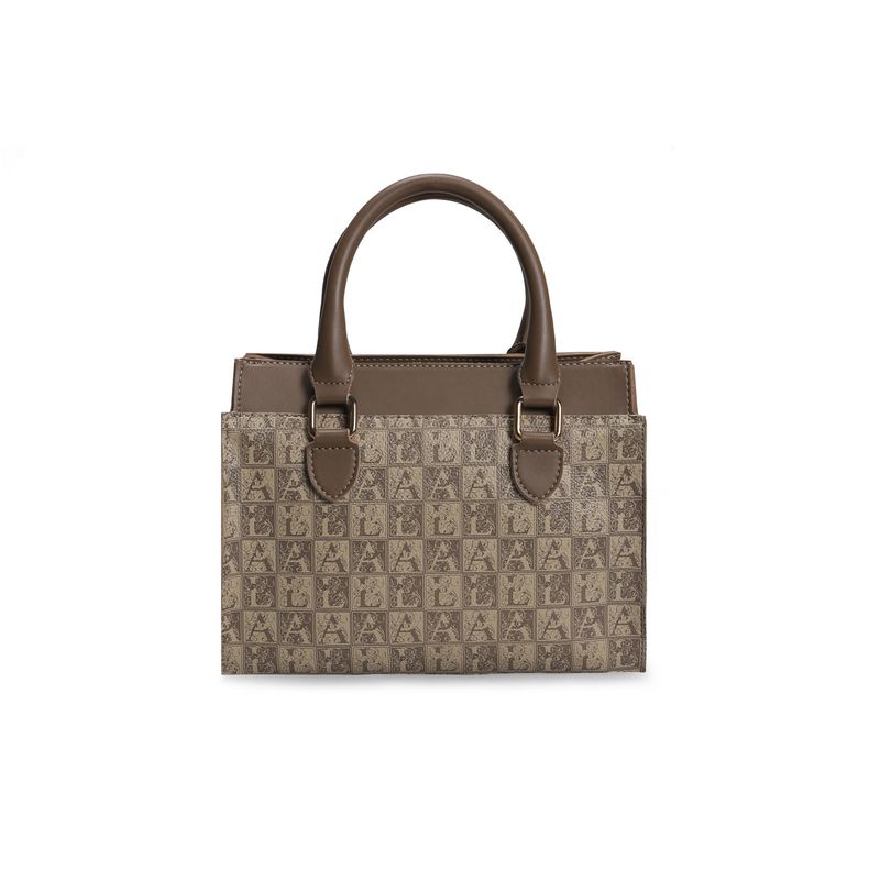 Fashion, accesorii si bijuterii - Femei - Accesorii femei - Genti si rucsacuri femei - Geanta de mana, Lucky Bees, dama, mink, 28x12x21 cm, 100% piele polivinilica - Infinity.ro